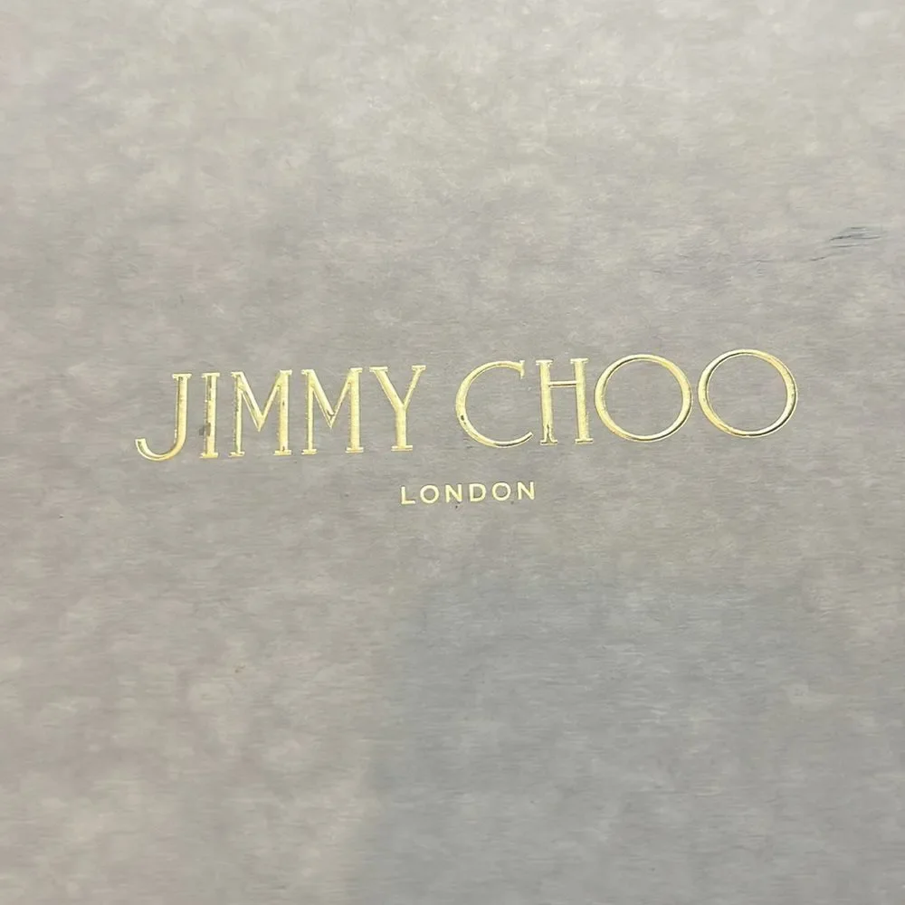 Jimmy Choo Love 85 Leather Mesh Pointed-Toe Pumps, New, Size 43 - Picture 12 of 16